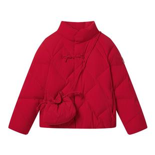 【小红袍】波司登儿童羽绒服25女童本命年红色年衣新中式