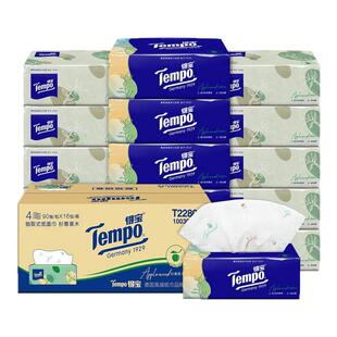得宝Tempo抽纸苹果木味面巾纸餐巾纸4层加厚加大家商用实惠装整箱