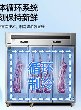 昕麦晟挂肉柜商用立式保鲜牛羊肉掉肉柜鲜肉排酸冰柜冷藏鲜肉冷冻