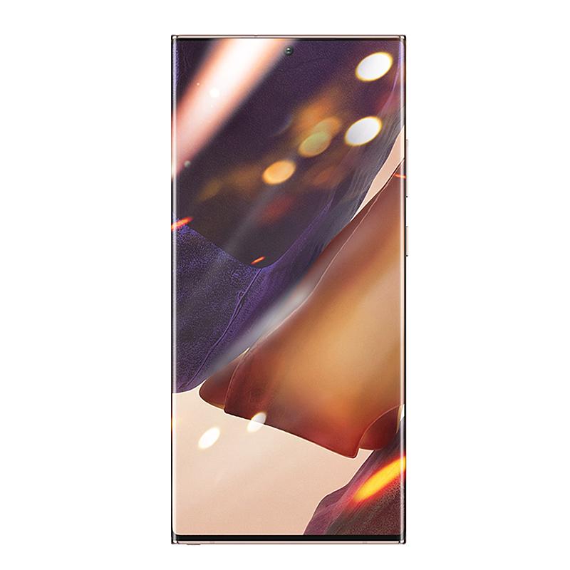 魔蠶適用三星note20ultra手機膜note20鋼化水凝膜u全屏覆蓋超清曲面屏Galaxy防藍(lán)光全包曲屏防摔5G全膠貼軟膜