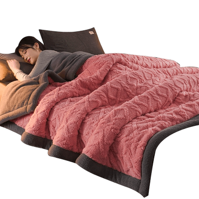 加厚冬季毛毯加绒保暖羊羔绒被子