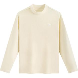 安踏儿童装男童家居服上衣女童打底衫加绒保暖内衣秋冬2025长袖衫