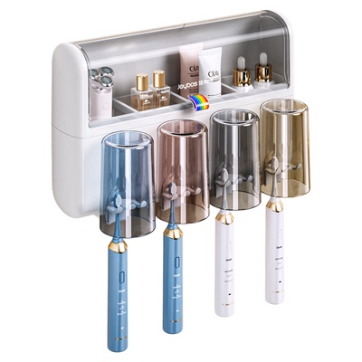 【谢霆锋推荐】带盖防水尘牙刷架