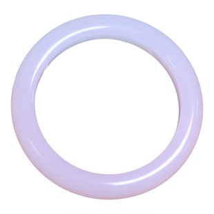 珪宝57.3mm和田玉羊脂玉宽条手镯女款白月光玉镯子天然玉石带证书