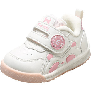 牧童宝宝步前鞋2025秋冬新款软底婴儿鞋男童学步机能鞋保暖女童鞋