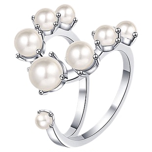 博主同款戒指女款开口戒指可调节食指ins风轻奢甜酷百搭潮戒指环