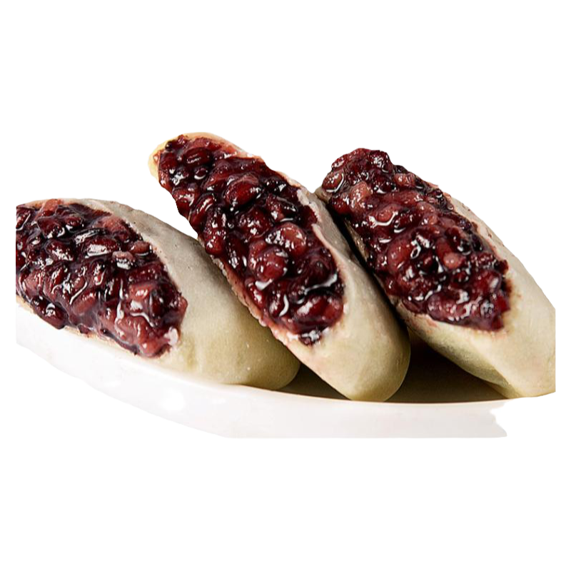 网红同款血糯米红豆山药饼
