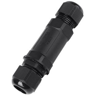 IP68防水网线对接头千兆网络直通RJ45连接延长器POE监控户外防雷