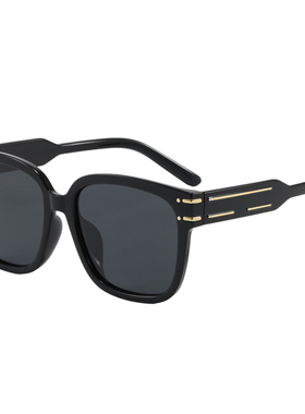 周杰伦同款方形大框偏光太阳镜女