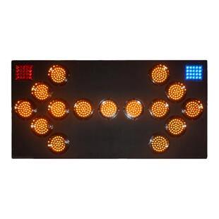 车载LED电子显示屏箭头爆闪高速施工养护作业灯功臣车导向诱导牌