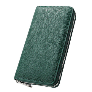 日本原单 2025新款女士真皮长款钱包 头层牛皮女款手拿包收纳钱夹