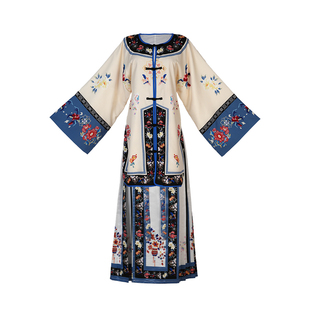 醉欢楼_明鹊枝 清汉女2025新款原创秋季改良格格服清代马面裙古装