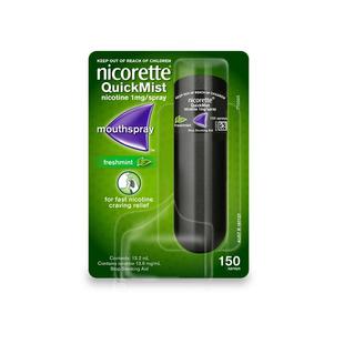 强生力克雷戒烟药戒烟喷雾1mg*约150喷类戒烟口香糖口喷版便携