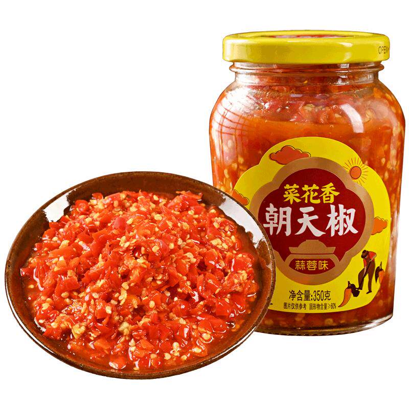 菜花香蒜蓉味朝天椒剁椒酱