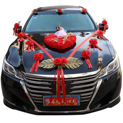 花车装饰结婚车头花装饰婚车副车