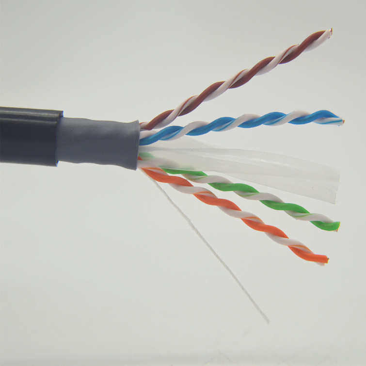 安普室外防水六类无氧铜CTA6千兆网线连接线8芯网络监控300米包邮