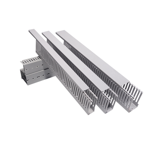配线槽PVC阻燃塑料线槽工业环保线槽配电柜线槽绝缘线槽S密齿细齿