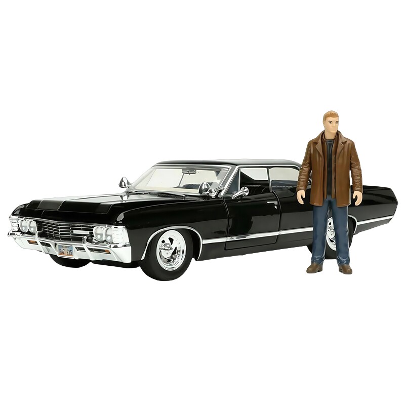 Jada邪恶力量1967雪佛兰Impala SS合金车模汽车.模型 含人偶 1:24