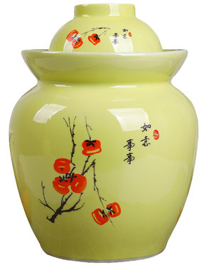 陶瓷泡菜坛子环保密封四川景德镇