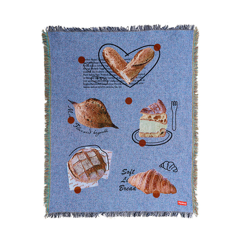 PAPAHUG 盖毯毛毯毯子流苏盖毯针织盖毯卧室空调毯沙发毯午睡毯