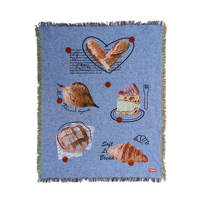 PAPAHUG 盖毯毛毯毯子流苏盖毯针织盖毯卧室空调毯沙发毯午睡毯