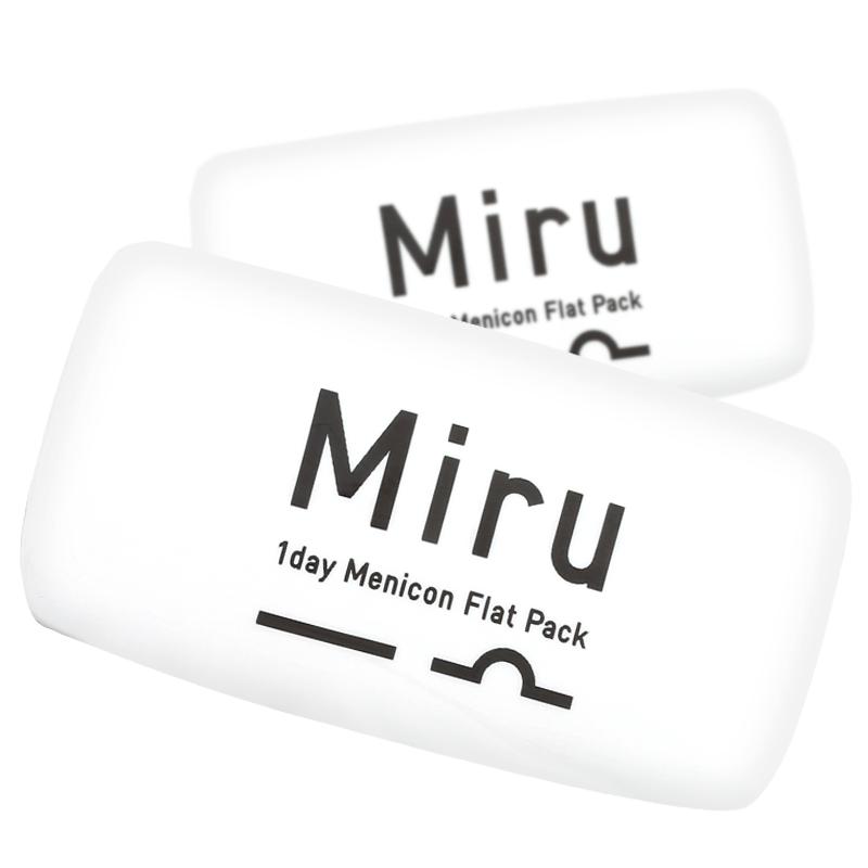 日本米如miru隱形近視眼鏡日拋盒30片一次性透明隱型非月拋半年拋