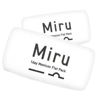 目立康米如miru隐形近视眼镜日抛30片一次性透明非月抛半年抛正品