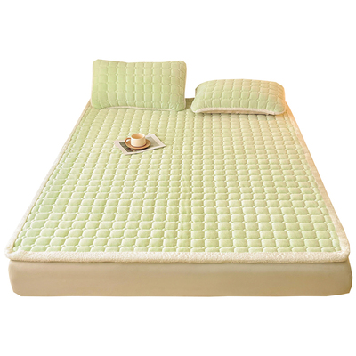 A类牛奶绒床褥单人90x200cm软垫