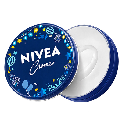 【自营】Nivea/妮维雅蓝罐面霜润肤霜经典铁罐滋润保湿补水身体乳