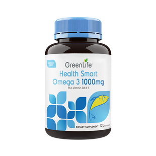 Greenlife深海鱼油omega3软胶囊dha成人中老年无腥120粒部分临期