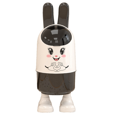 多种印花高颜值翻盖垃圾桶