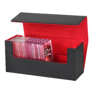 panini球星卡万智牌宝可梦55PT皮质卡砖收纳盒收藏盒35PT磁吸卡盒
