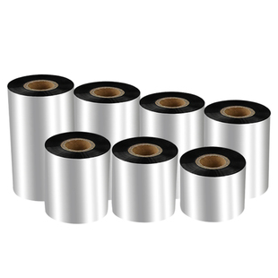 zt420墨带卷ZT400通用ZEBRA斑马ZT420条码打标机ZT411碳带tz420热转印更换耗材大管芯ZT421增强腊基色带炭纸