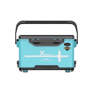 新款雷臣3300E钓箱钓鱼箱超轻超硬升降碳纤纹多功能33升L升降33E