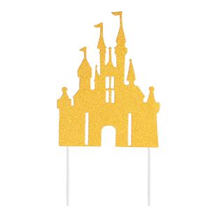 网红城堡蛋糕装饰摆件少女心公主插件生日甜品布置插牌卡摆件配件