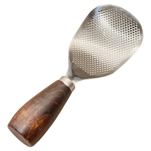 可立式木质手柄304不锈钢米饭铲米饭勺木柄不锈钢饭勺米饭铲子