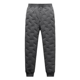 新款内穿羽绒裤男女冬高腰弹力加绒加厚保暖白鸭绒内胆羽绒保暖裤