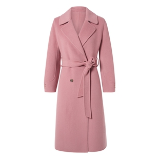 【瑰丽大衣】珂莱蒂尔100绵羊毛双面呢大衣女外套气质毛呢女