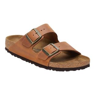 BIRKENSTOCK勃肯德国进口新品女款牛皮革涂油Arizona双扣凉拖鞋