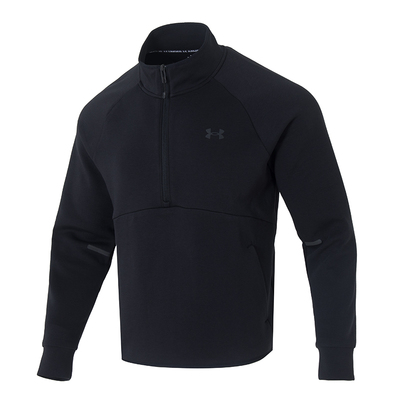 安德玛卫衣男装 正品秋季运动服潮流时尚舒适透气半拉链立