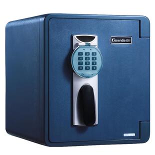 盾牌2087电子密码锁保险柜家用小型防火防水防盗迷你保险箱43cm加厚重可固定隐藏式入墙入衣柜床头柜UL认证