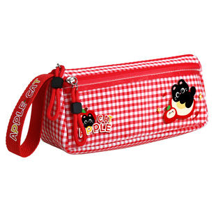 笔袋高颜值ins风女孩小学生文具盒女孩款2026超火新款铅笔袋大容量日韩风小众不撞款文具袋女孩版铅笔盒女生