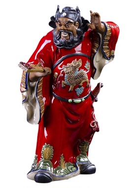 美吔钟馗陶瓷客厅中式