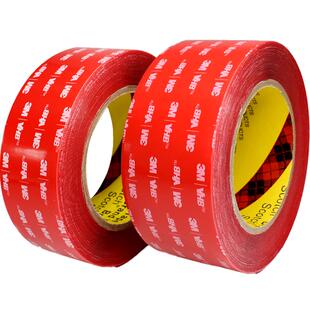 3M4905/4910VHB双面胶透明纳米胶耐高温强力高粘度汽车专用行车记录仪不留痕防水车载摆件etc亚克力无痕胶带