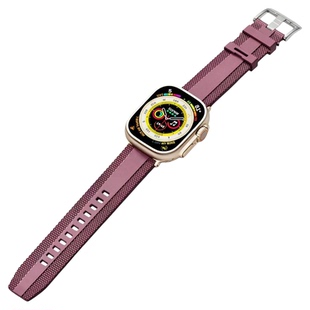 适用苹果手表s11表带氟橡胶appleiwatch s10代高级感s9女生款se3腕带8智能7/6新款ultras3防水透气运动男jw夏