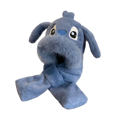 宝宝帽子围巾一体帽可爱耳朵