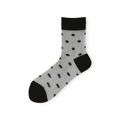 Tabio波点玻璃丝袜子女可爱百搭