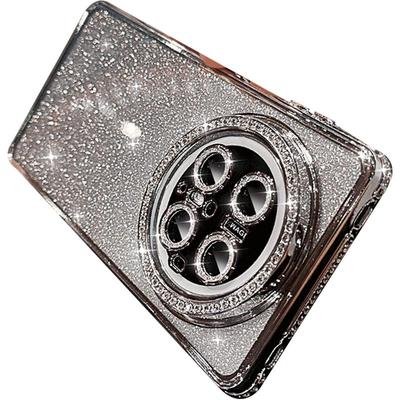 【自带镜头膜】全包闪粉手机壳