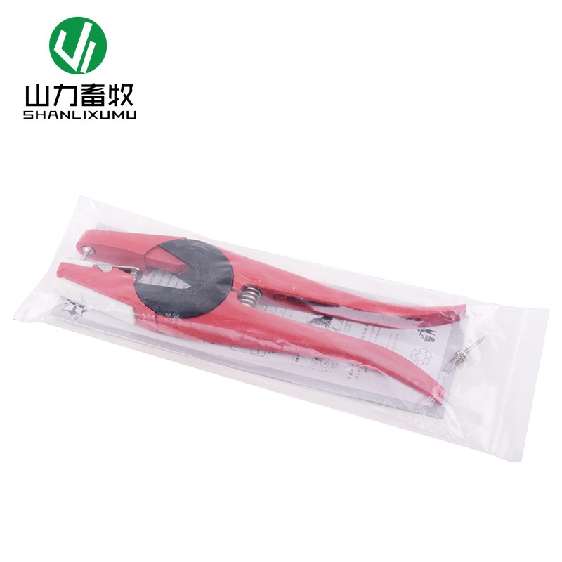 宏叶耳标钳猪用牛用耳标牌钳兽用打耳标钳养猪器械自动打耳牌钳子