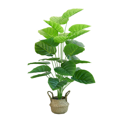 仿真绿植摆件龟背竹盆栽高端轻奢